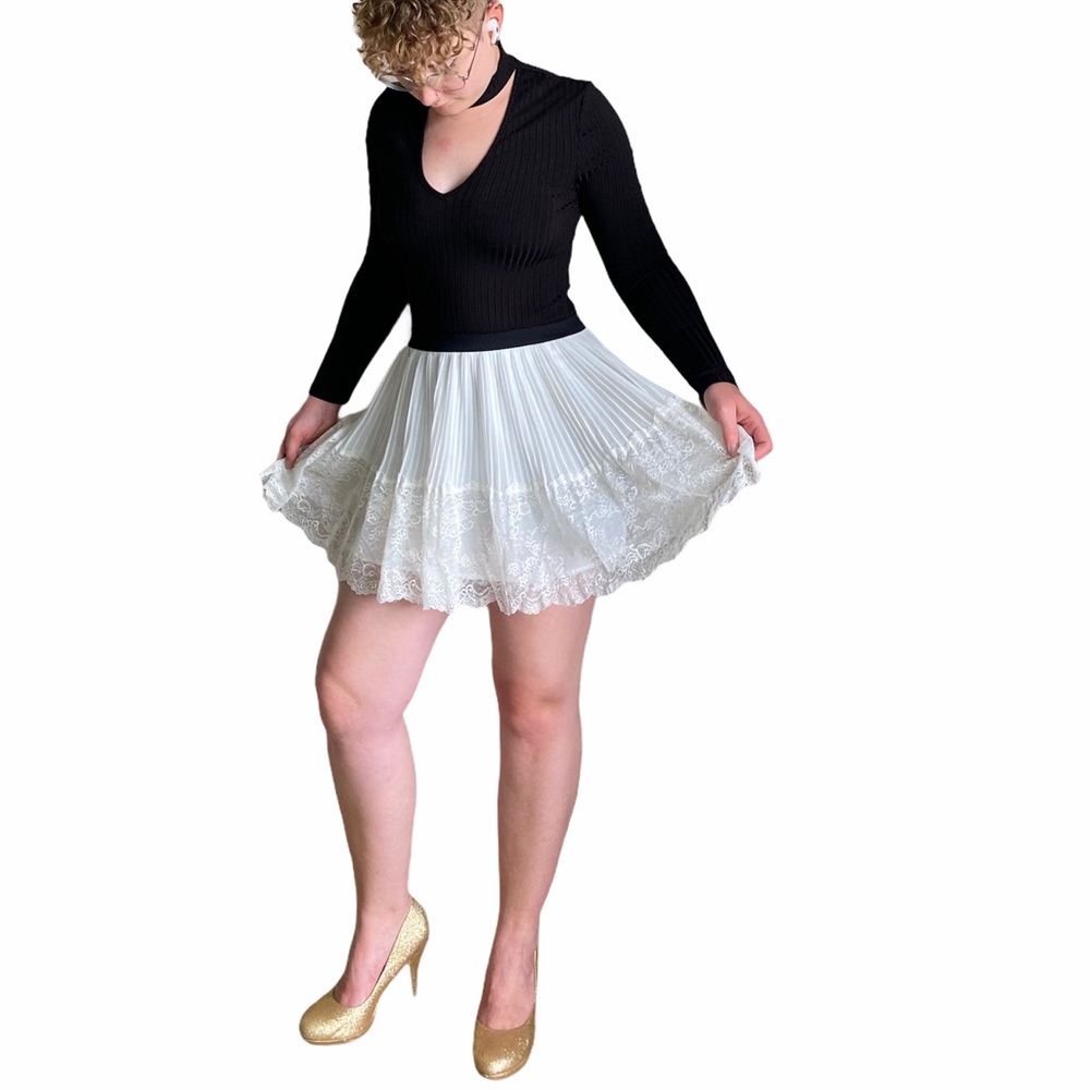 Bethany Mota by Aeropostale Mini Lace Skirt